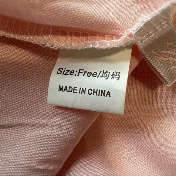 Vintage Nightie Nightgown Pink White Coquette Size Small - Picture 8 of 12